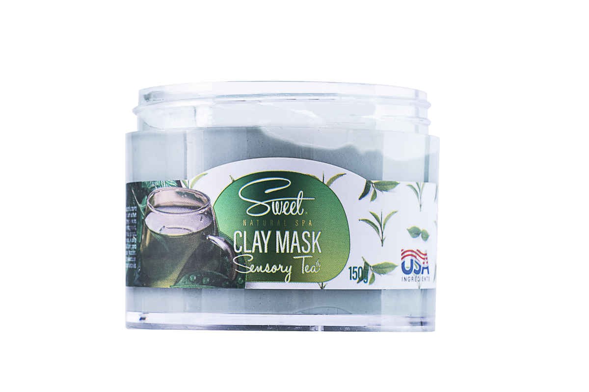 CLAY MASK 150g SENSORY TEA SWEET NATURAL SPA – sweetOficial