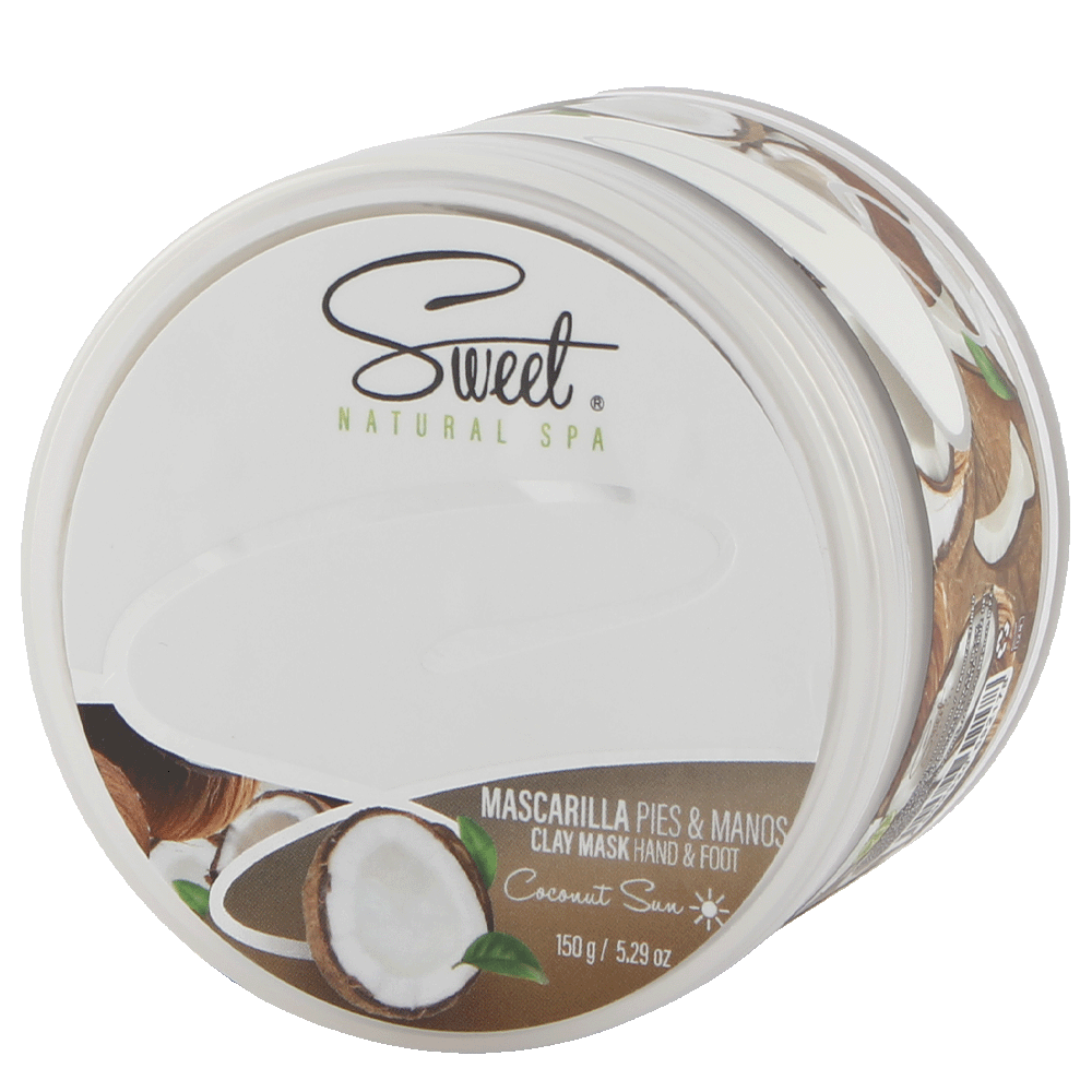 SWEET NATURAL SPA CLAY MASK 150g COCONUT SUN