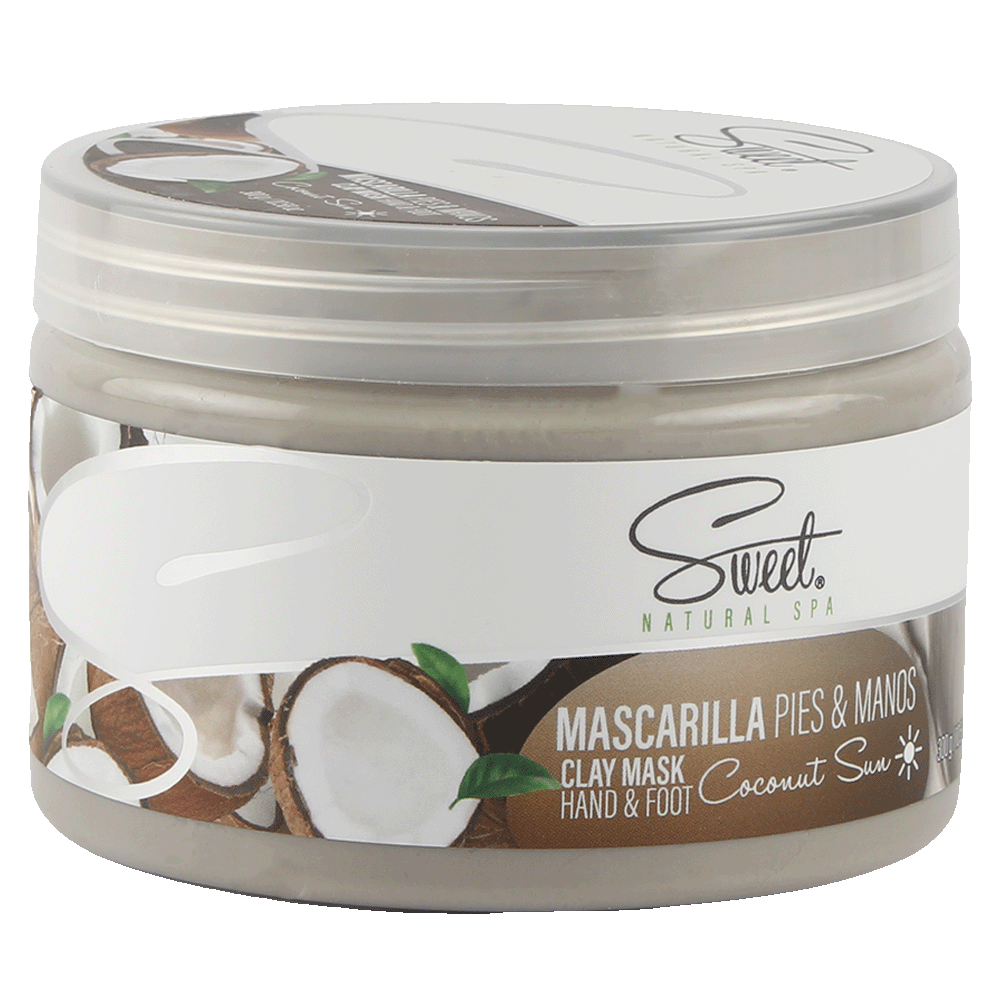 SWEET NATURAL SPA CLAY MASK 300g COCONUT SUN
