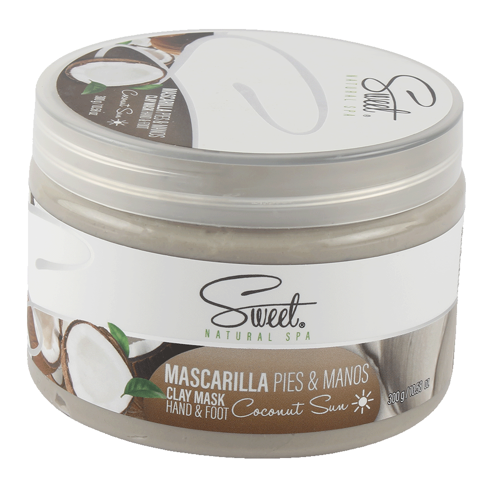 SWEET NATURAL SPA CLAY MASK 300g COCONUT SUN
