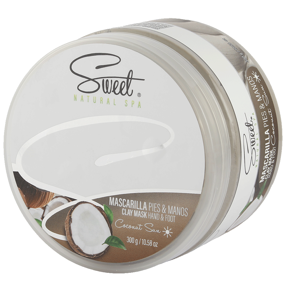 SWEET NATURAL SPA CLAY MASK 300g COCONUT SUN