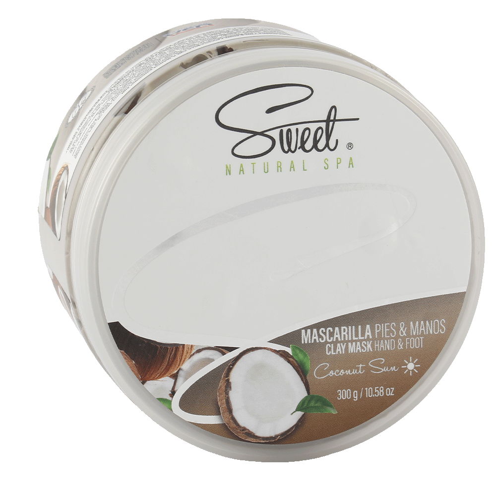 SWEET NATURAL SPA CLAY MASK 300g COCONUT SUN