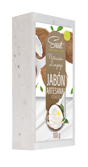 
                  
                    JABON ARTESANAL NUTRICION / LIMPIEZA  100g  Coco
                  
                