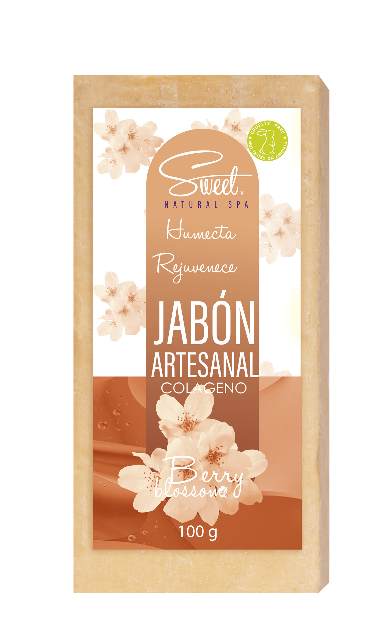 JABON ARTESANAL HUMECTANTE / REJUVENECE  100g  Colageno