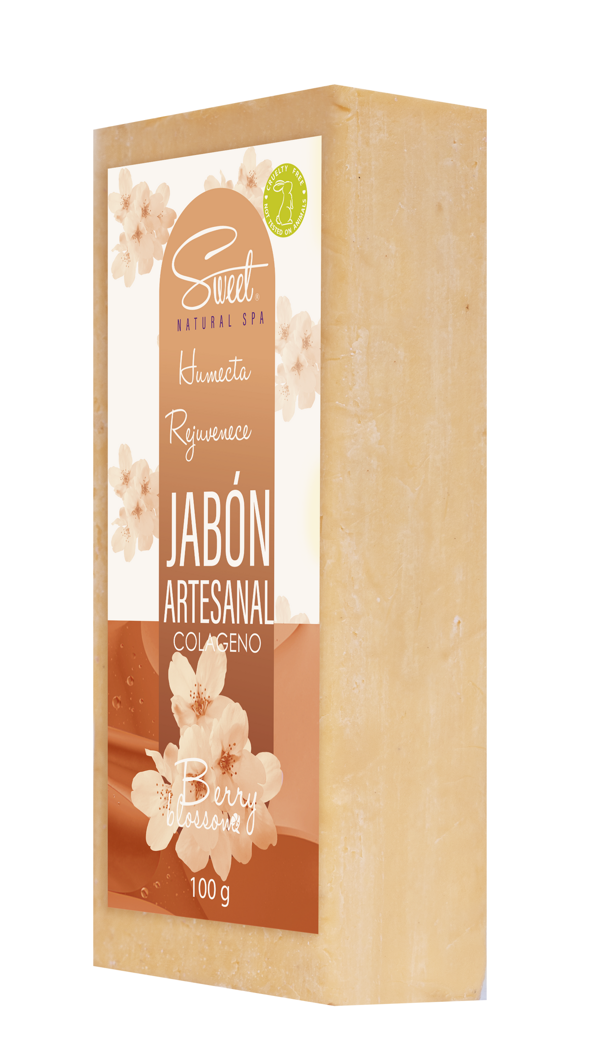 JABON ARTESANAL HUMECTANTE / REJUVENECE  100g  Colageno