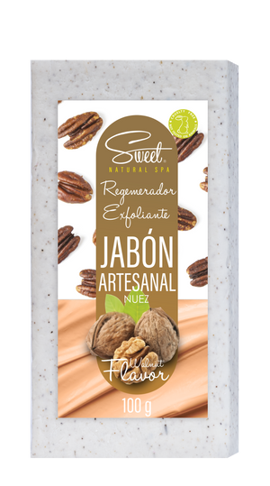 
                  
                    JABON ARTESANAL REGENERADOR / "EXFOLIANTE"  100g  Nuez
                  
                
