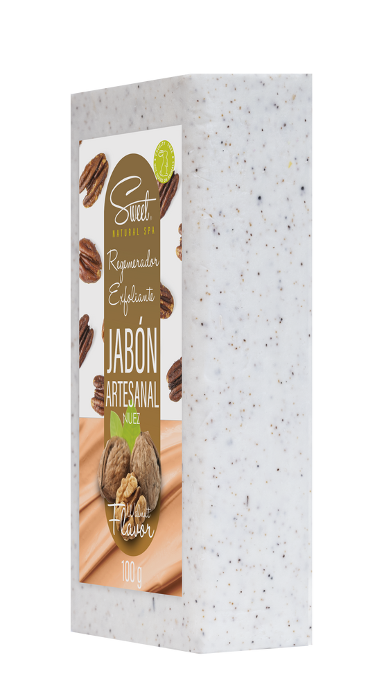 
                  
                    JABON ARTESANAL REGENERADOR / "EXFOLIANTE"  100g  Nuez
                  
                