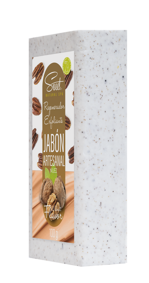 
                  
                    JABON ARTESANAL REGENERADOR / "EXFOLIANTE"  100g  Nuez
                  
                