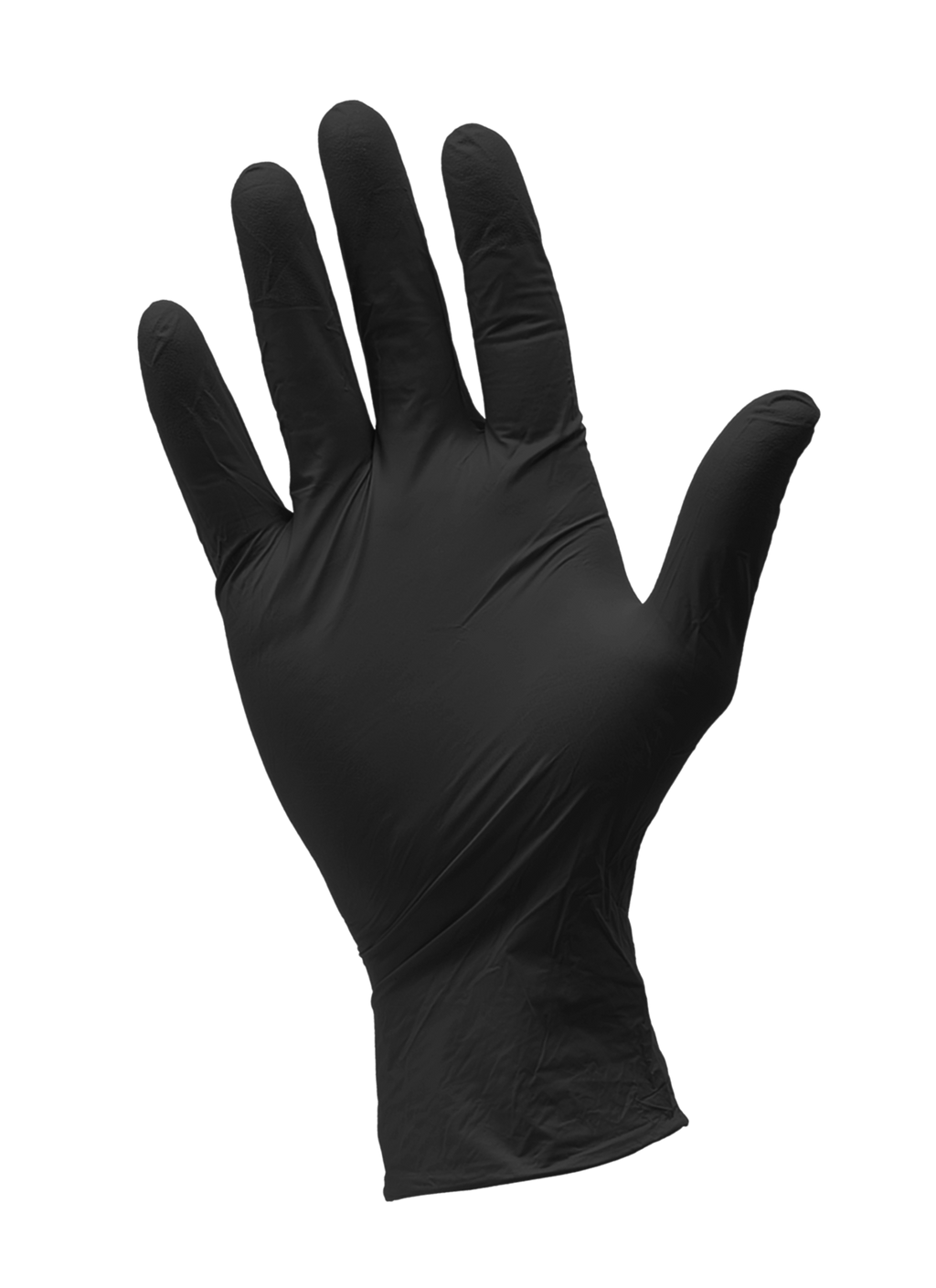 GUANTES DE NITRILO NEGRO M mediano 100pz