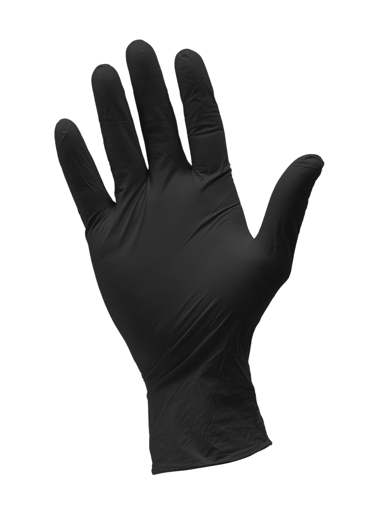 GUANTES DE NITRILO NEGRO M mediano 100pz