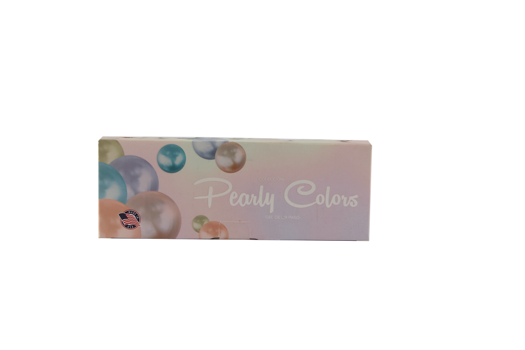 GEL 1 PASO COLECCIÓN PEARLY COLORS (colores aperlados) 5pz 10ml c/u