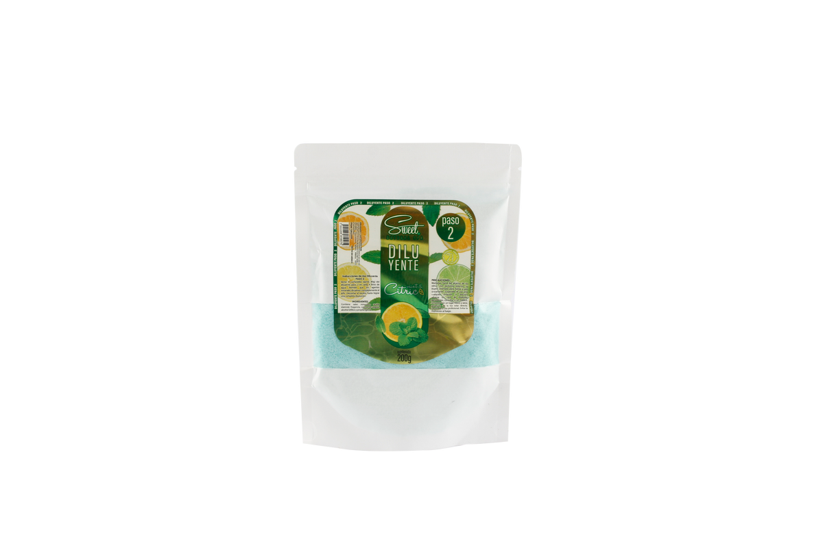 JELLY paso.1 100g + DILUYENTE paso.2 200g MINT  & CITRIC SWEET NATURAL SPA