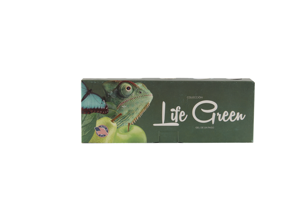 
                  
                    GEL 1 PASO COLECCIÓN LIFE GREEN (colores verdes) 5pz 10ml c/u
                  
                