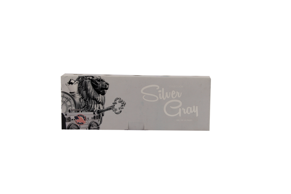 
                  
                    GEL 1 PASO COLECCIÓN SILVER GRAY (colores grises) 5pz 10ml c/u
                  
                