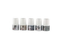 GEL 1 PASO COLECCIÓN SILVER GRAY (colores grises) 5pz 10ml c/u