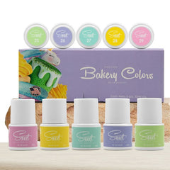 SWEET COLORS GEL 1 PASO COLECCIÓN BAKERY COLORS (colores pastel) 5pz 10ml c/u