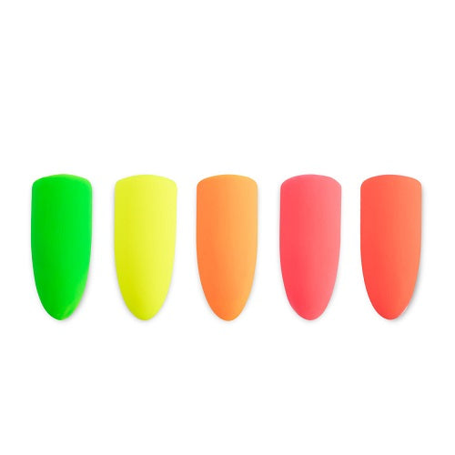 SWEET COLORS GEL 1 PASO COLECCIÓN PARTY NEON (colores neón) 5pz 10ml c/u