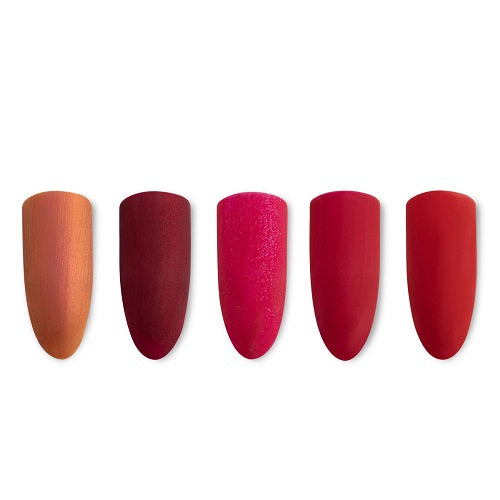 SWEET COLORS GEL 1 PASO COLECCIÓN PASSION RED (colores rojos) 5pz 10ml c/u