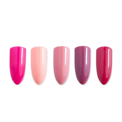 SWEET COLORS GEL 1 PASO COLECCIÓN PRINCESS ROSE (colores rosas) 5pz 10ml c/u