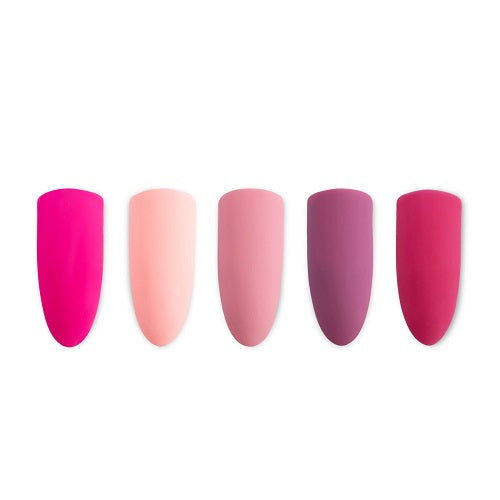 SWEET COLORS GEL 1 PASO COLECCIÓN PRINCESS ROSE (colores rosas) 5pz 10ml c/u