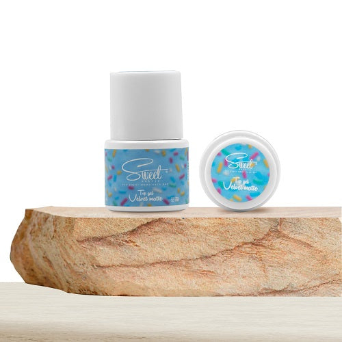 SWEET COLORS TOP GEL VELVET MATTE 10ml